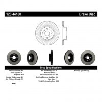 120.44180 Тормозные диски Premium SCION перед