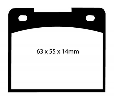 DPX2114 EBC Brakes Ultimax2 тормозные колодки зад DE TOMASO Vallelunga; LANCIA 2000, Fulvia; VOLVO 140, 164, 240, 260, P1800 выпуска 2005-2023 года