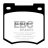 DP106 EBC Brakes Ultimax2 Тормозные колодки перед  AUSTIN Allegro, Maxi; CHRYSLER Avenger, Sunbeam; FORD Capri, Cortina; HILLMAN Avenger; HYUNDAI Pony; INNOCENTI Regent; JENSEN Healey; LOTUS Europa; MORGAN 4/4, Plus; MORRIS Ital, Marina; NAYLOR TF; PANTHE