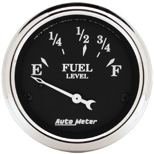 2" датчик уровня топлива, 73 E/8-12 F, OLD TYME BLACK AUTO METER #1716 Fuel Level