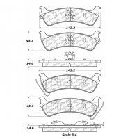 106.06660 Тормозные колодки PosiQuiet Extended Wear JEEP
