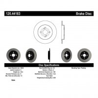 120.44183 Тормозные диски Premium TOYOTA зад