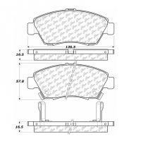 106.09480 Тормозные колодки PosiQuiet Extended Wear HONDA