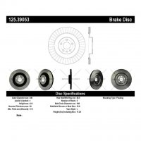 125.39053 Тормозные диски Premium LAND ROVER, VOLVO зад