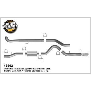 16902 Magnaflow Настроенный выпуск CATB GM Duramax 