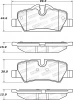 308.18000  StopTech Street Тормозные колодки Mini