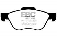 DP1376 EBC Brakes Ultimax2 Тормозные колодки перед  NISSAN Primera