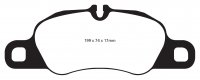 DP42057R EBC Brakes Yellowstuff Тормозные колодки перед PORSCHE 911, Boxster, Cayman