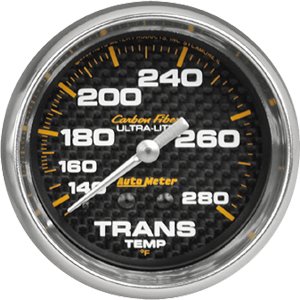 2-5/8" температура трансмиссии, 140- 280`F, 8' LINE, MECH, CF AUTO METER #4851 Trans Temperature