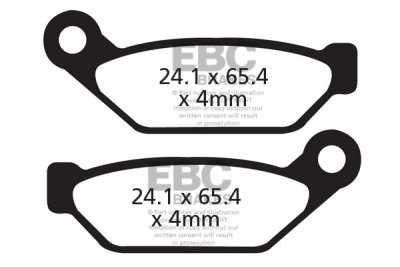 CFA308 EBC BRAKES Organic тормозные колодки 