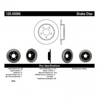120.45066 Тормозные диски Premium MAZDA зад