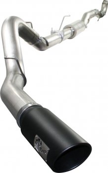 49-44035-B Afe Power Выхлопная система от Down-Pipe (DP-Back) 5.0" DP-Back GM Dsl Trk 11-14 V8-6.6L насадка черная 