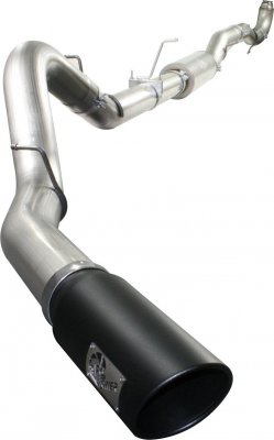 49-44035-B Afe Power Выхлопная система от Down-Pipe (DP-Back) 5.0" DP-Back GM Dsl Trk 11-14 V8-6.6L насадка черная 