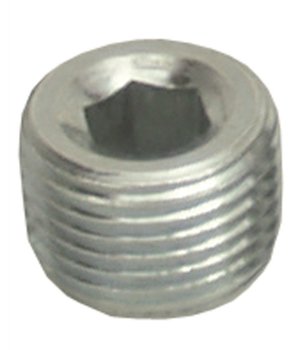 98400 DERALE 1/2" NPT Steel Plug Steel 1/2" NPT plug