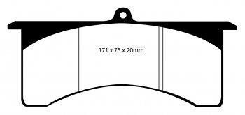 DP21148 EBC Brakes Greenstuff суппорт WILWOOD (7520) Grand National аналог колодки WILWOOD 7520