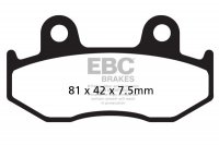 FA092TT EBC BRAKES Organic тормозные колодки  HONDA ATC, CR, FT, MTX, TRX, XL, XLR, XR
