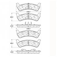 309.06670 StopTech Тормозные колодки Performance Pads   для: FORD