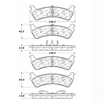 309.06670 StopTech Тормозные колодки Performance Pads   для: FORD 