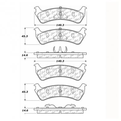 309.06670 StopTech Тормозные колодки Performance Pads   для: FORD 