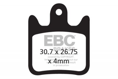 CFA487 EBC BRAKES Organic тормозные колодки 