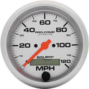 3-3/8" сподометр, 120 MPH, IN-DASH, ELEC, UL AUTO METER #4487 SpeedometerElec. Programmable