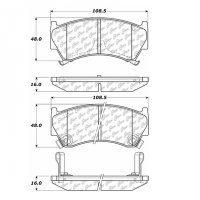 106.06680 Тормозные колодки PosiQuiet Extended Wear NISSAN