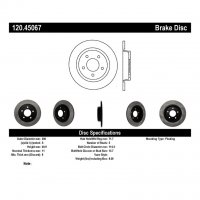 120.45067 Тормозные диски Premium MAZDA зад