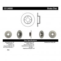 121.04000 Тормозные диски Premium FIAT перед