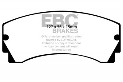 DPX2046 EBC Brakes Ultimax2 Тормозные колодки зад BMW Z4 выпуска 2009 — 2016 года