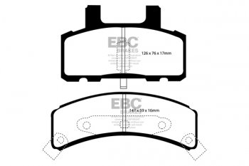 DP1273 EBC Brakes Ultimax2 Тормозные колодки перед  CHEVROLET Astro, Blazer, Tahoe; DODGE Ram выпуска 1989-2002 года