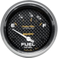 2-5/8" датчик уровня топлива, 73 E/ 8-12 F, SSE,CARBON FIBER AUTO METER #4815