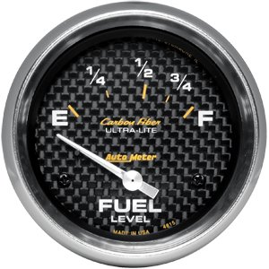2-5/8" датчик уровня топлива, 73 E/ 8-12 F, SSE,CARBON FIBER AUTO METER #4815 Fuel Level