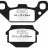 FA128R EBC BRAKES Organic тормозные колодки  KAWASAKI KEF, KSF, KXF; SUZUKI LT