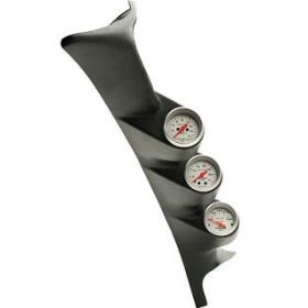 FORD POWERSTROKE/SD, 99- 03, TRPL A-PILLAR GA KIT AUTO METER #7075 Triple Pillar (Black)