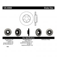 120.45068 Тормозные диски Premium MAZDA перед