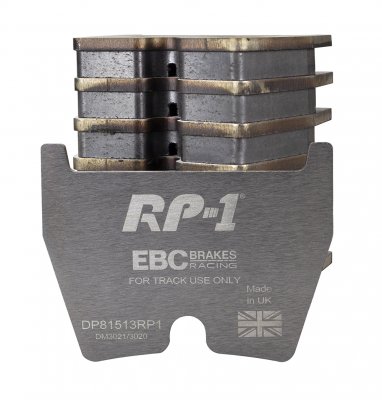 DP81513RP1 EBC Brakes Racing's RP-1™ Тормозные перед AUDI R8, RS4, RS5, RS6, RS6+, RSQ3; LAMBORGHINI Gallardo, Murcielago; VOLKSWAGEN Phaeton выпуска 2002-2016 года