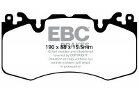 DPX2064 EBC Brakes Ultimax2 Тормозные колодки перед LAND ROVER Range Rover, Range Rover Sport