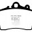 DP21207 EBC Brakes Greenstuff тормозные колодки передние PORSCHE Boxster (Cast Iron Discs only)