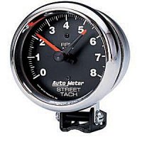 3-3/4" тахометр, 8,000 RPM, STREET, CHROME AUTO METER #2895