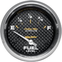 2-5/8" датчик уровня топлива, 240E/ 33 F, SSE, CARBON FIBER AUTO METER #4816