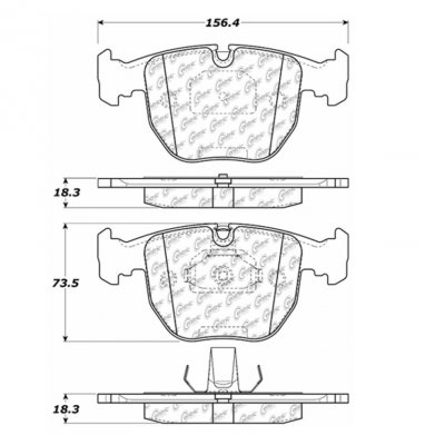 309.06810 StopTech Тормозные колодки Performance Pads   для: LAND ROVER, BMW 