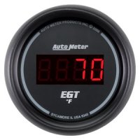 2-1/16" E.G.T. датчик пирометр 0-2000`F, DIGITAL, BLACK AUTO METER #6345