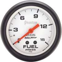 2-5/8" датчик давления топлива, 0-15 PSI, W/ISO, MECH,PHANTOM AUTO METER #5813