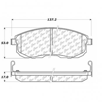 106.08150 Тормозные колодки PosiQuiet Extended Wear INFINITI, NISSAN ; INFINITI/G35; INFINITI/I30; NISSAN/350Z; NISSAN/ALTIMA; NISSAN/MAXIMA; NISSAN/SENTRA