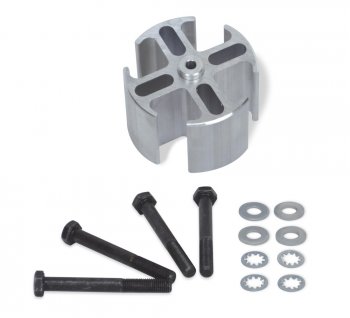14538 Flex-a-Lite Проставка 2" фрезерованная Ford and Corvette 3/4” hub pilot   2" thick for proper spacing when attaching fan Kit comes with 5/16" bolts and washers to eliminate fan clutch from fan assembly One year manufacturer warranty Spacer thickness 2" 1 Year manufacturers warranty  