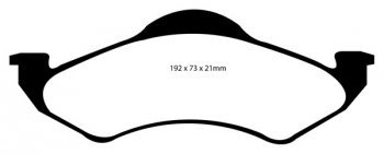 DP61318 EBC Brakes Greenstuff тормозные колодки передние DODGE (USA) Durango DODGE Dakota 2WD 2.5 2000 thru 2002; DODGE Dakota 2WD 3.9 2000 thru 2002; DODGE Dakota 2WD 4.7 2000 thru 2002; DODGE Dakota 2WD 5.9 2000 thru 2002; DODGE Dakota 4WD 2.5 2000 thru 2002; DODGE Dakota 4WD 3.9 2000 thru 2002; DODGE Dakota 4WD 4.7 2000 thru 2002; DODGE Dakota 4WD 5.9 2000 thru 2002; DODGE Durango 4.7 2000 thru 2002; DODGE Durango 5.2 2000 thru 2002; DODGE Durango 5.9 2000 thru 2002