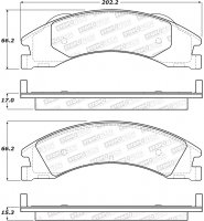 308.13291  StopTech Street Тормозные колодки Ford