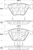 308.09181  StopTech Street Тормозные колодки BMW