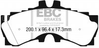 DP42323R EBC Brakes Yellowstuff Тормозные колодки перед LEXUS LC500, LC500h