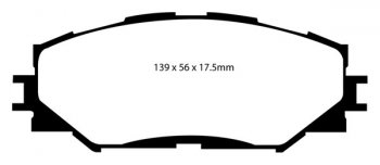 DP31791C EBC Brakes Тормозные колодки SCION XB, XD SCION XB 2008 and up, SCION XD 2008 and up